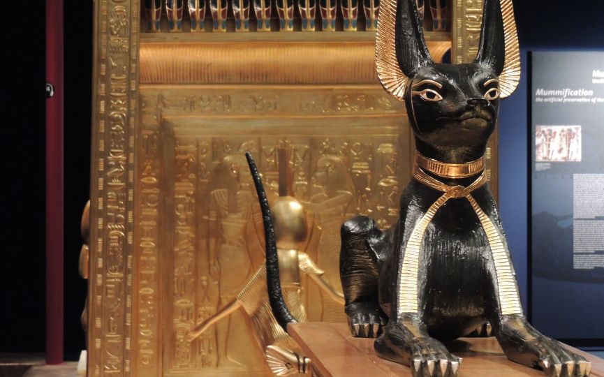 figura de un gato en el Antiguo Egipto